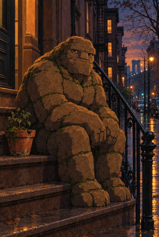 Stoopling, a place spirit of Brooklyn